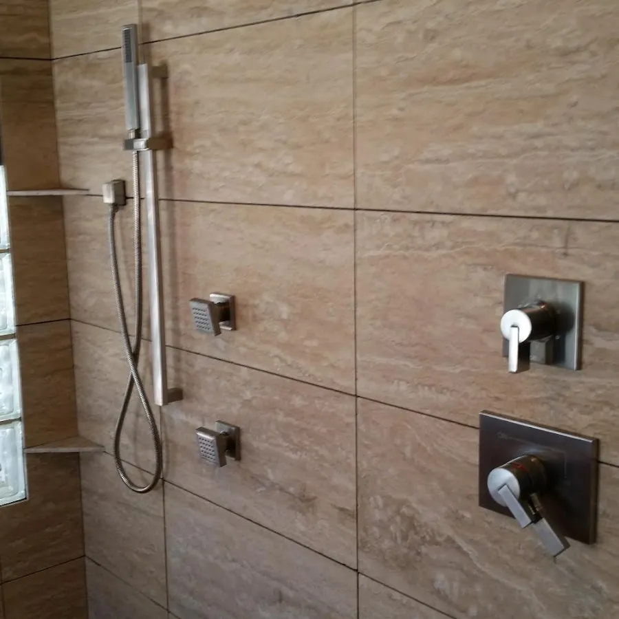 Shower fixture installation for Water Heater Replacement in Wrentham